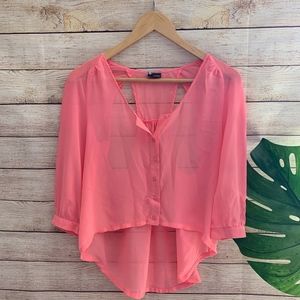 Sparkle & Fade High-low Top - size XS